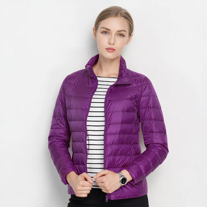 Chaqueta Ligera Mujer de Plumón Estilo Urbano