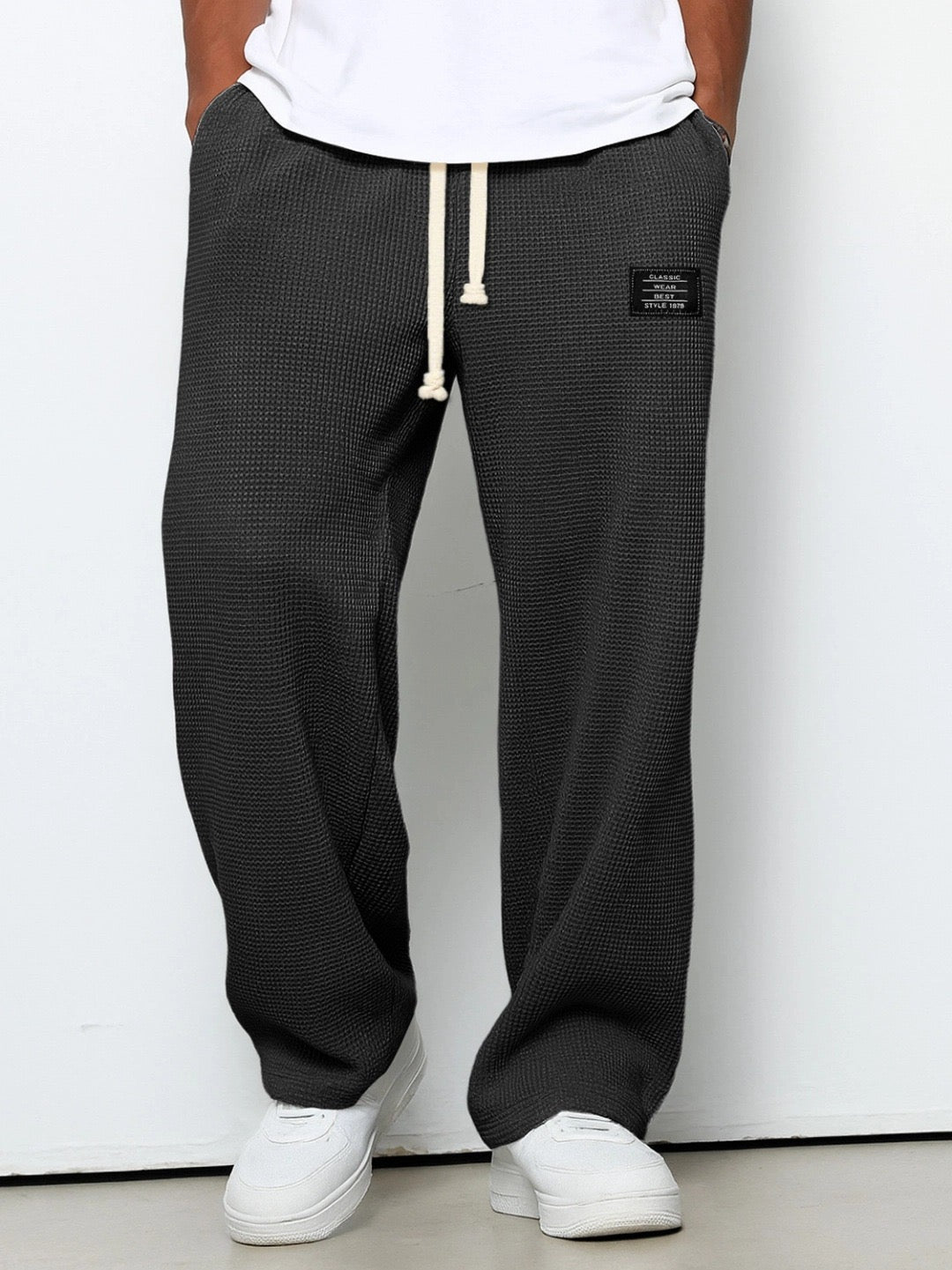 Pantalones Hombre Anchos Comfortfit Elasticos
