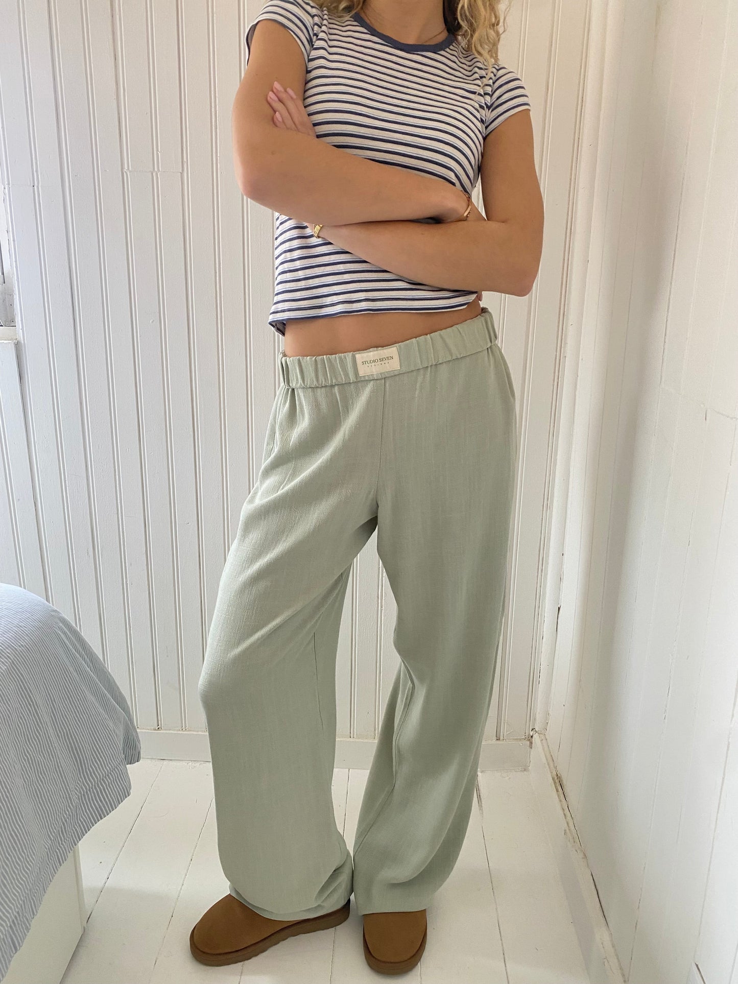 Pantalón Casual Mujer Comodo Ajuste Regular