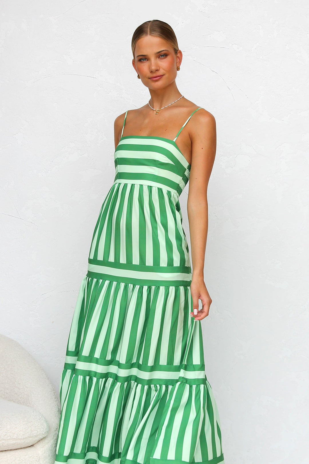 Vestido Verano Mujer Ligero Tirantes Finos Estampado Rayas