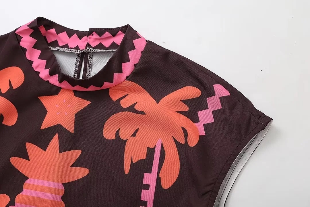 Conjunto Mujer y Falda Estampados