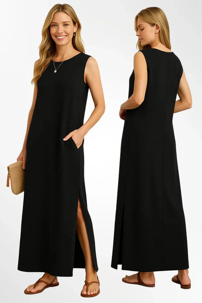 Vestido Largo Mujer Fluido