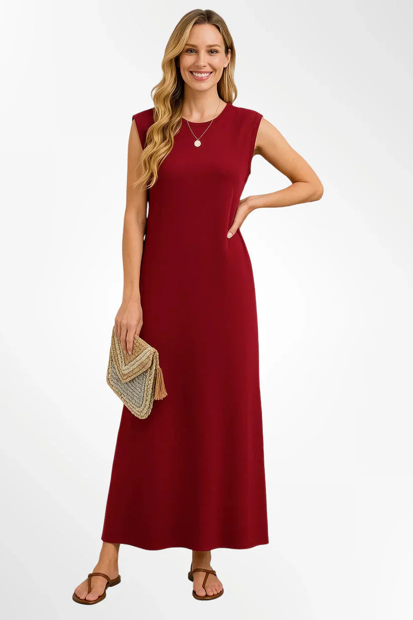 Vestido Largo Mujer Fluido