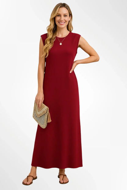Vestido Largo Mujer Fluido