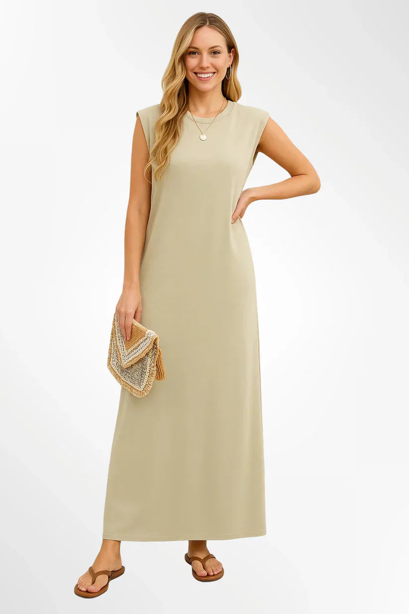 Vestido Largo Mujer Fluido