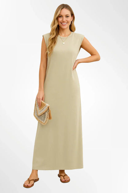 Vestido Largo Mujer Fluido