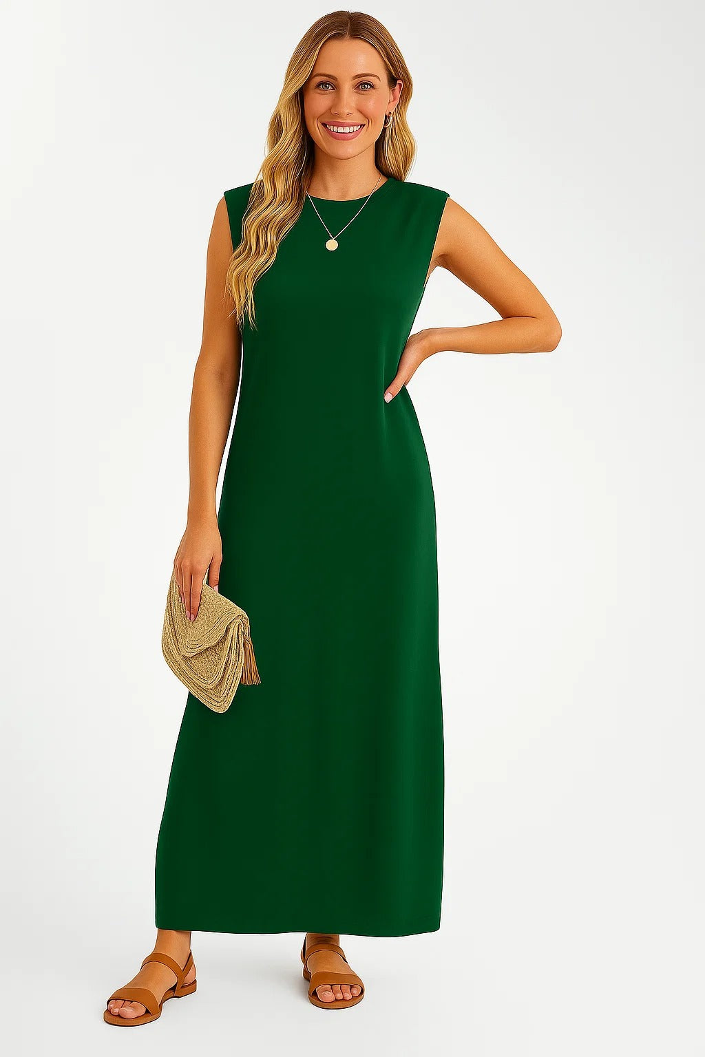 Vestido Largo Mujer Fluido