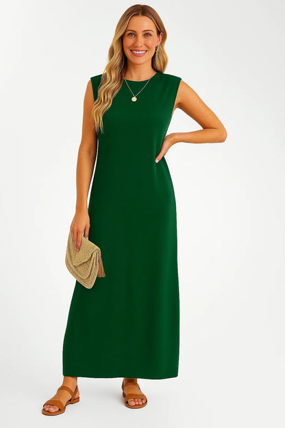 Vestido Largo Mujer Fluido
