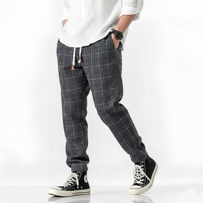 Pantalones Hombre de Algodón Cómodos Ajuste Regular