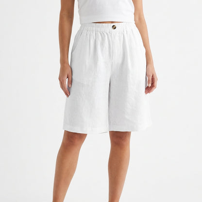 Short Mujer Casual Corte Ancho