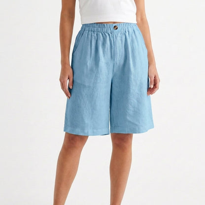 Short Mujer Casual Corte Ancho