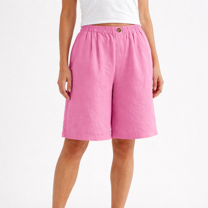 Short Mujer Casual Corte Ancho