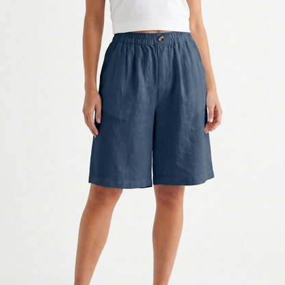 Short Mujer Casual Corte Ancho
