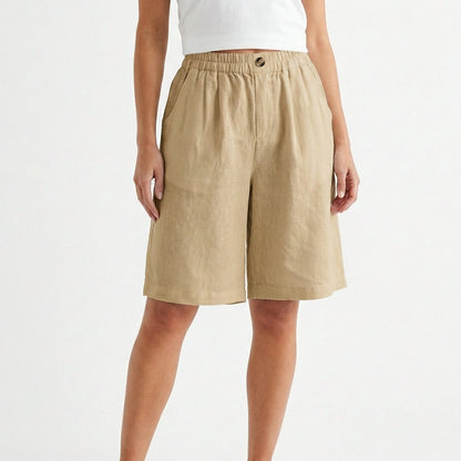 Short Mujer Casual Corte Ancho