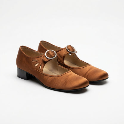 Zapatos Mary Jane Mujer con Hebilla Tacón Bajo - Mavetta
