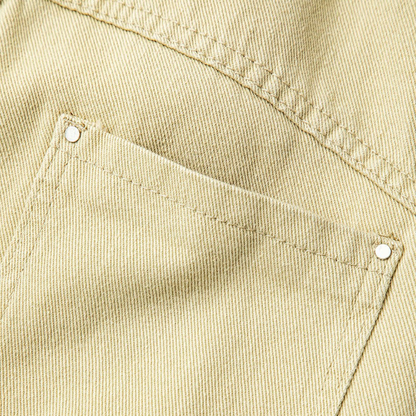 Pantalones Vaqueros Mujer Cintura Alta Anchos Corte Recto