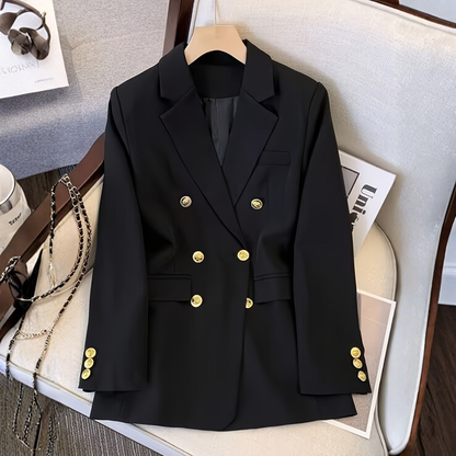 Blazer Mujer Doble Botonadura Corte Clasico
