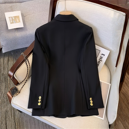 Blazer Mujer Doble Botonadura Corte Clasico