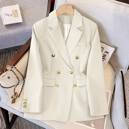 Blazer Mujer Doble Botonadura Corte Clasico