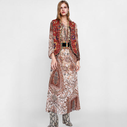 Isabel | Chaleco Floral Bohemio Abierto para Mujer Verano 2