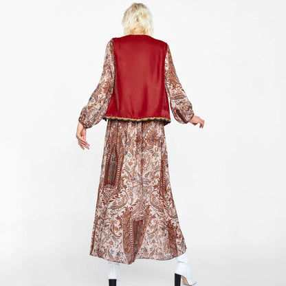 Isabel | Chaleco Floral Bohemio Abierto para Mujer Verano 6
