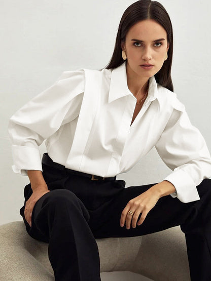 Blusa Mujer Manga Larga Ajuste Elegante - Mavetta