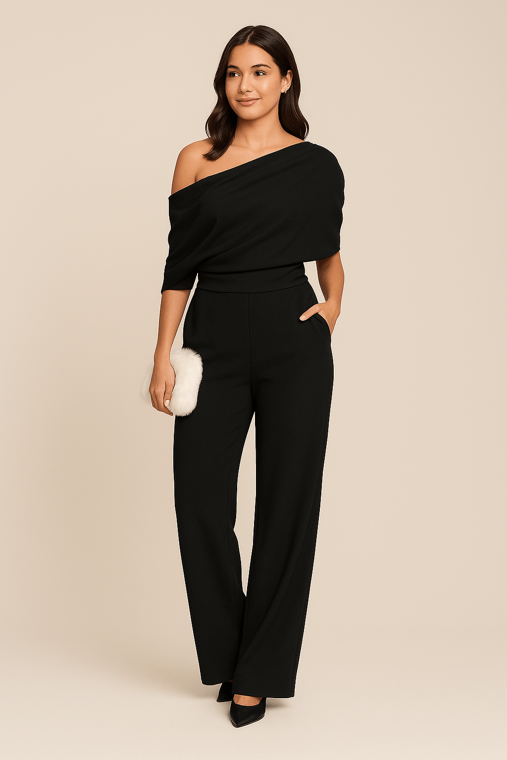 Mono Mujer Asimétrico Elegante Primavera Ajuste Slim