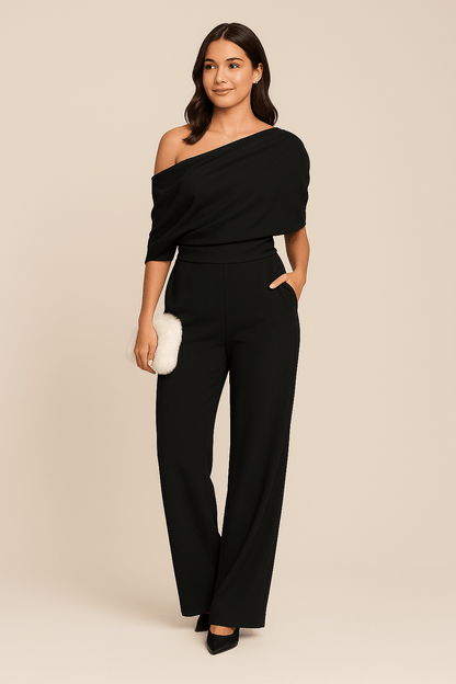 Mono Mujer Asimétrico Elegante Primavera Ajuste Slim