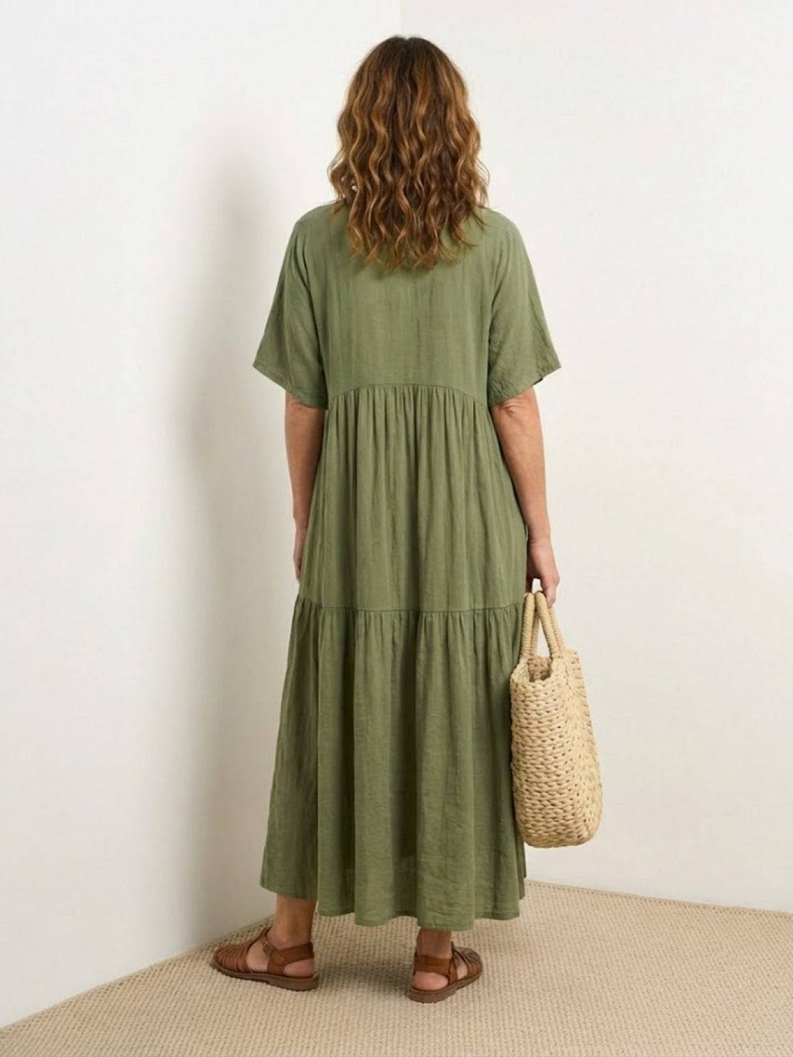 Isabella | Vestido Largo Bohemio de Cuello en V para Mujer, Ideal para Verano 8