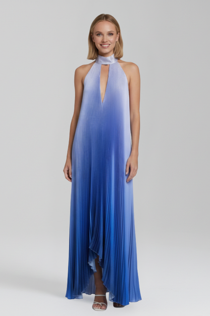 Vestido Largo Mujer Verano Falda Plisada Fluida