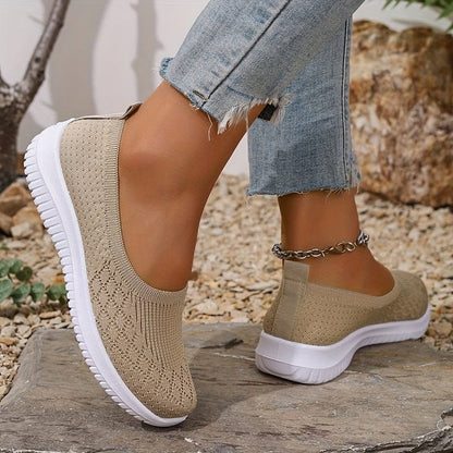 Zapatillas Slip-On Mujer Suela Flexible Diseño Transpirable