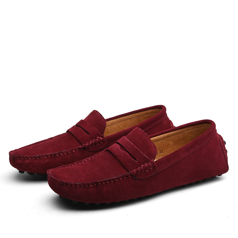 Mocasines Hombre Casual de Piel Ajuste Confortable
