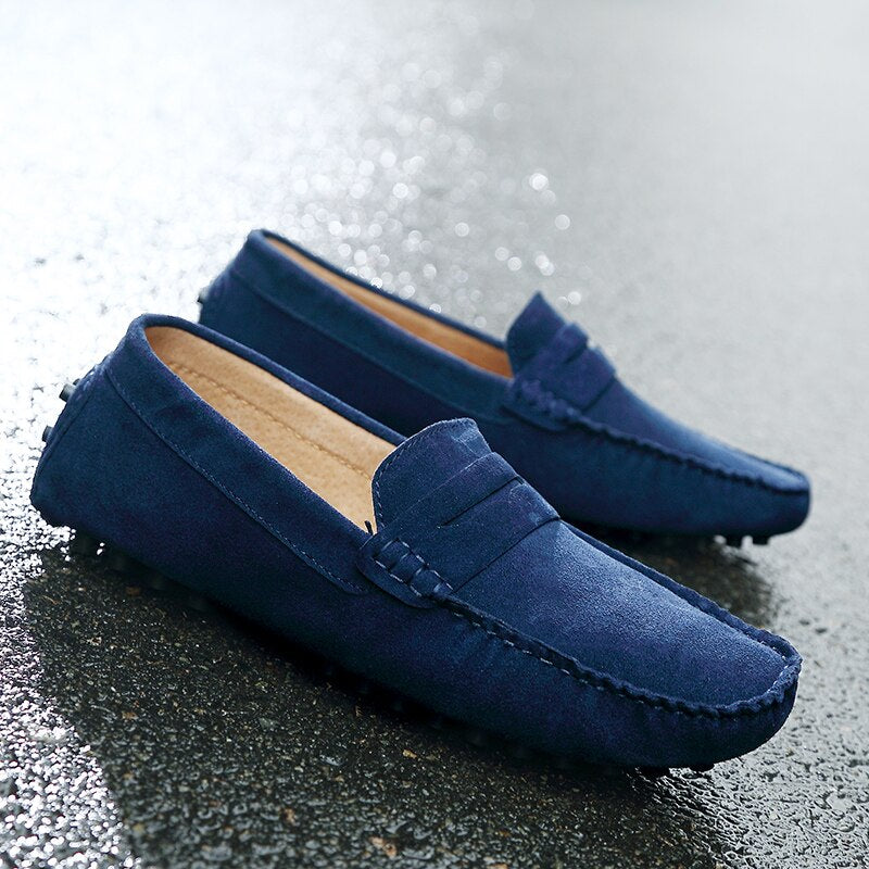 Mocasines Hombre Casual de Piel Ajuste Confortable