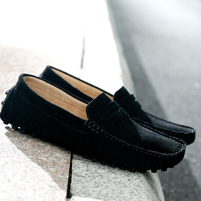 Mocasines Hombre Casual de Piel Ajuste Confortable
