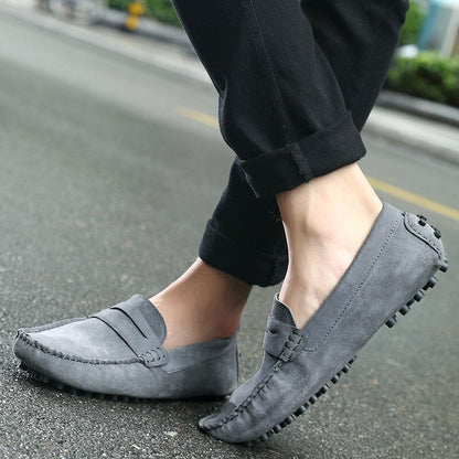 Mocasines Hombre Casual de Piel Ajuste Confortable