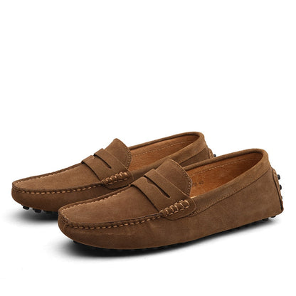 Mocasines Hombre Casual de Piel Ajuste Confortable