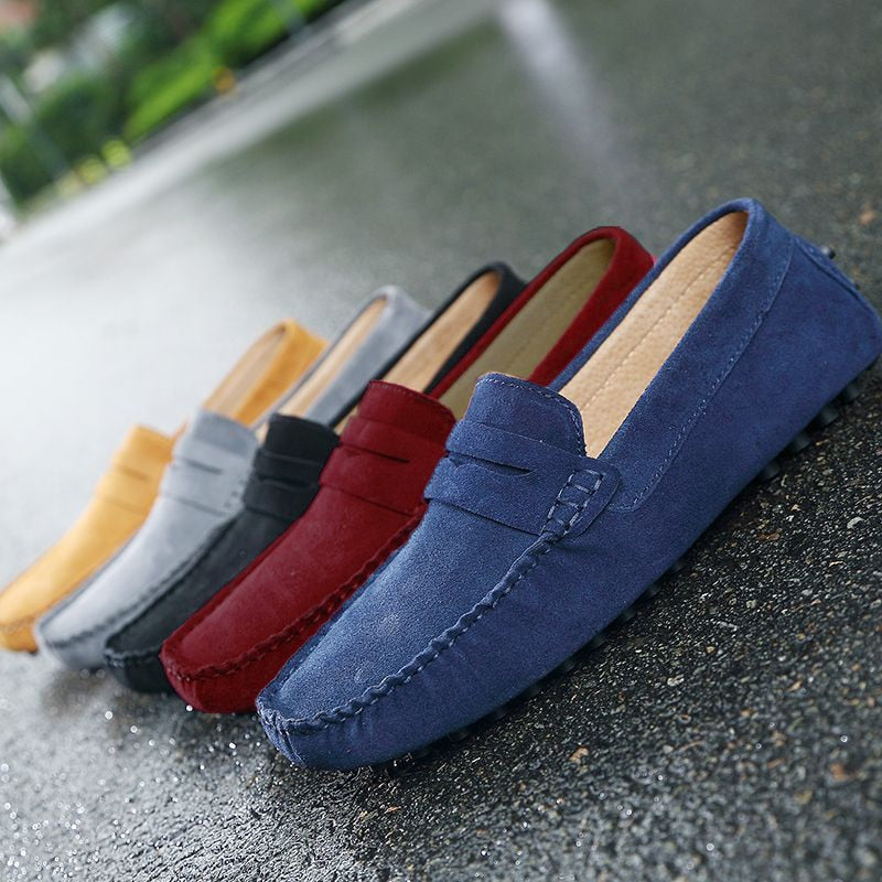 Mocasines Hombre Casual de Piel Ajuste Confortable