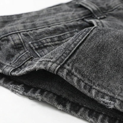 Pantalones Vaqueros Hombre Anchos Holgados Estilo Streetwear