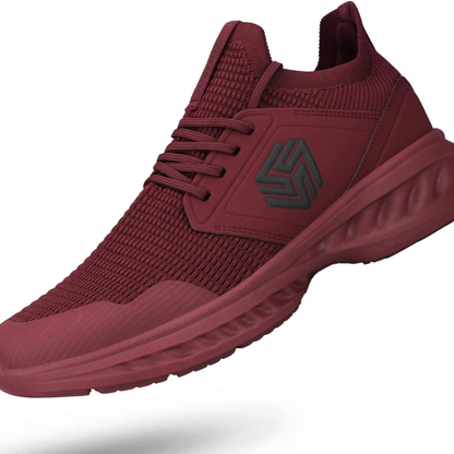 Zapatillas Running Hombre Tejido Knit Cordones Suela Acolchada - Mavetta