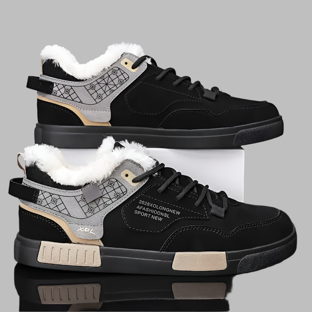 Zapatillas Hombre Invierno con Forro de Felpa Interior