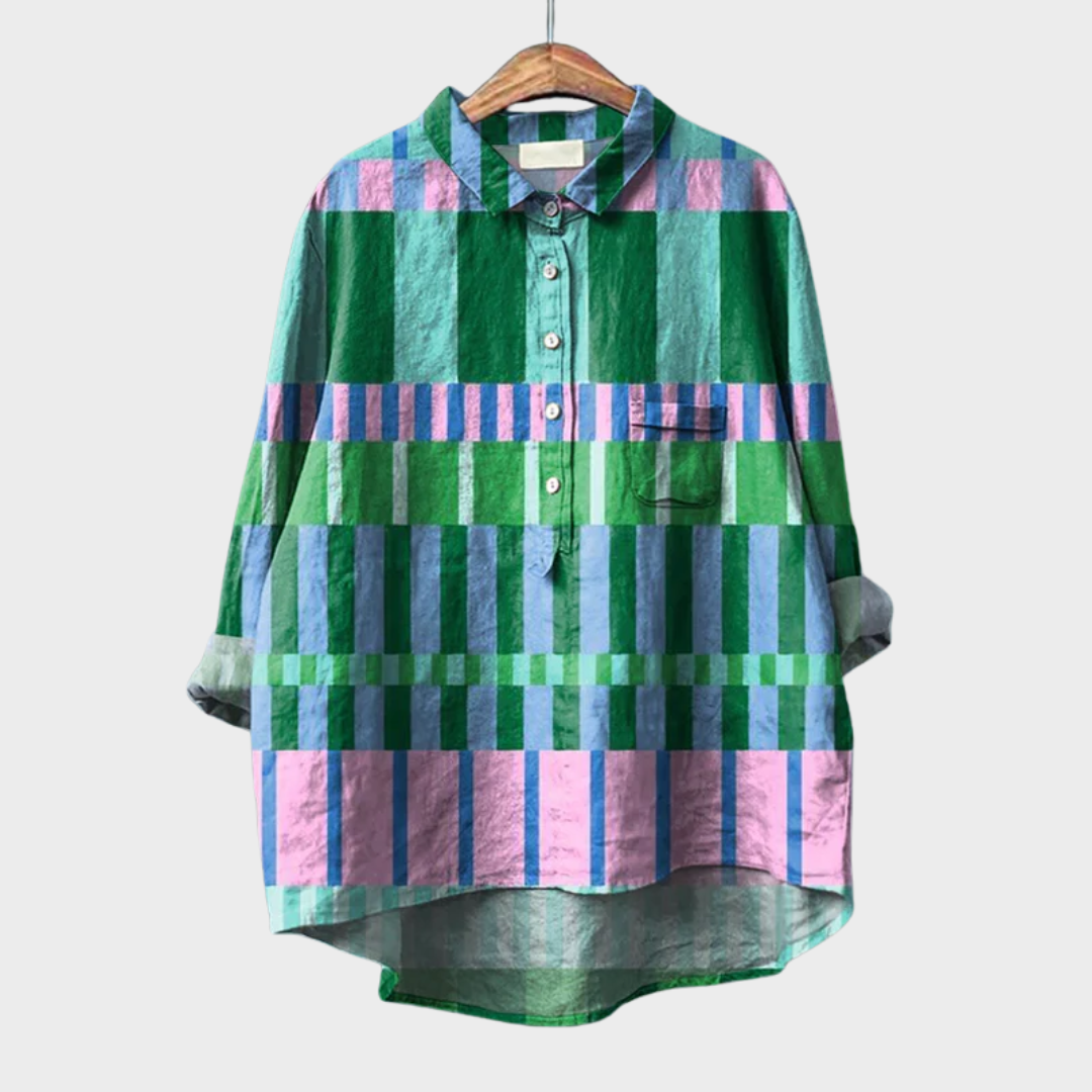 Blusa Mujer Elegante Verano Ajuste Clásico