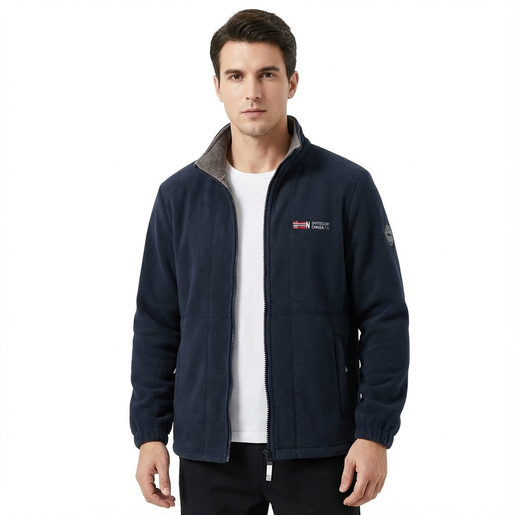 Chaqueta Outdoor Hombre con Cremallera Completa y Ajuste Regular - Mavetta