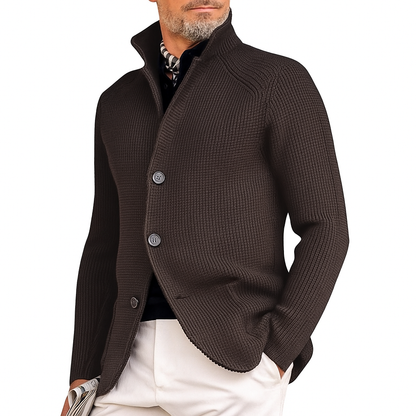 Chaqueta de Punto Hombre Estilo Clásico