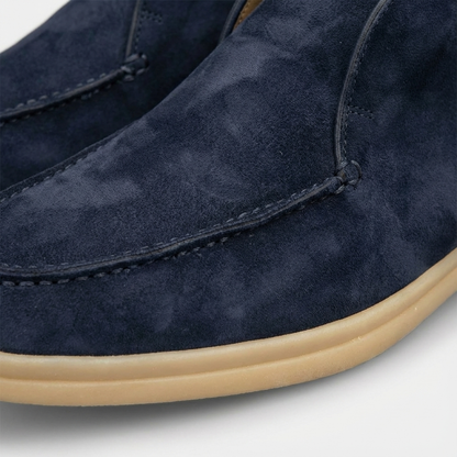 Botines Chukka Hombre Piel Sin Cordones Tobillo