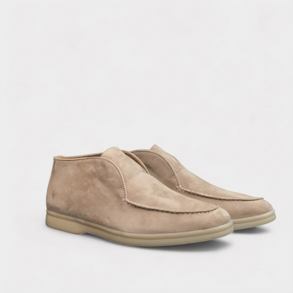 Botines Chukka Hombre Piel Sin Cordones Tobillo