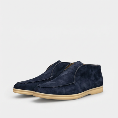 Botines Chukka Hombre Piel Sin Cordones Tobillo - Mavetta