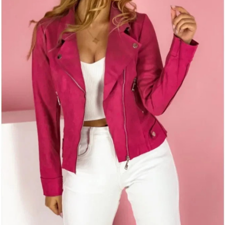 Chaqueta clásica mujer corte recto
