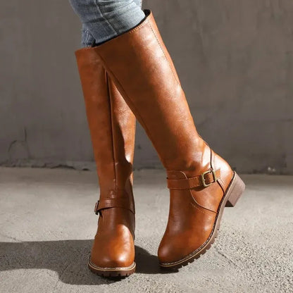 Botas altas mujer diseño clásico hasta la rodilla - Mavetta