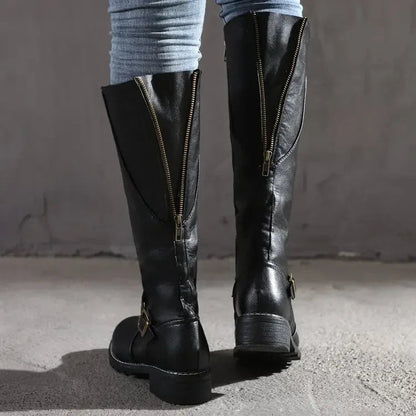 Botas altas mujer diseño clásico hasta la rodilla