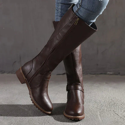 Botas altas mujer diseño clásico hasta la rodilla